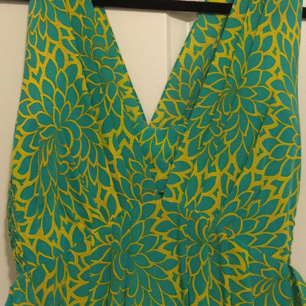 Nannette Lepore mini print dress with ruffle hems - Picture 5 of 8